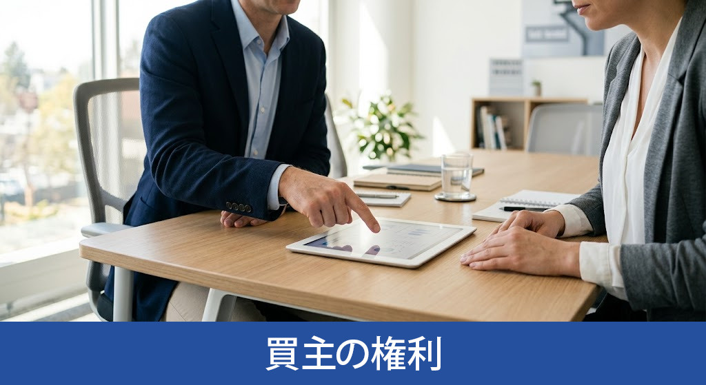 契約不適合責任で認められる買主の権利