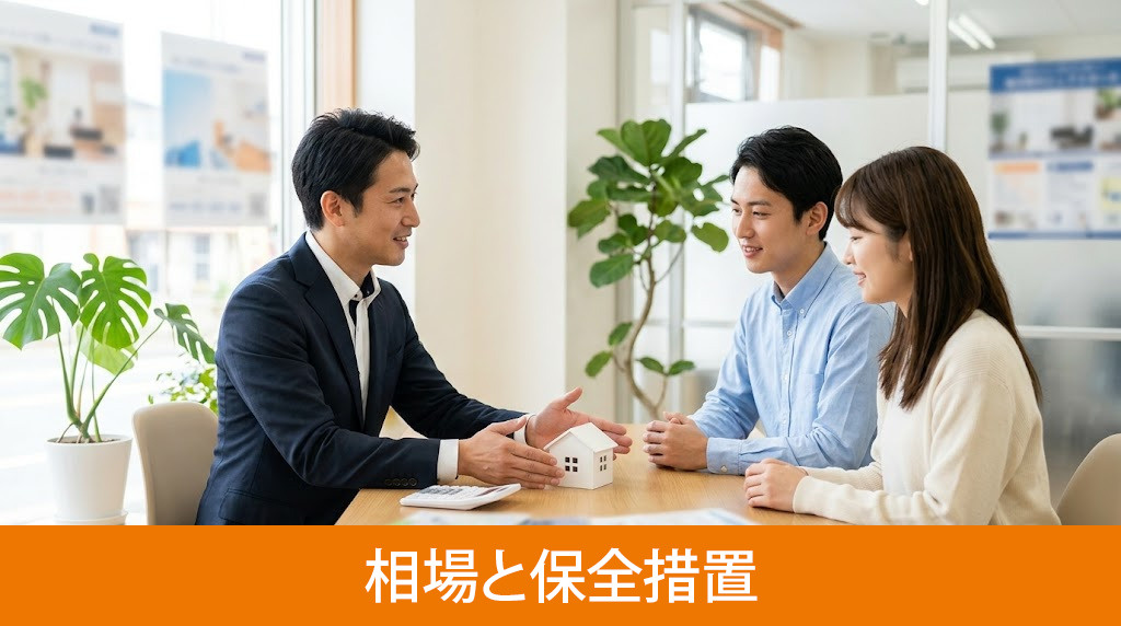 目安となる手付金の相場と保全措置