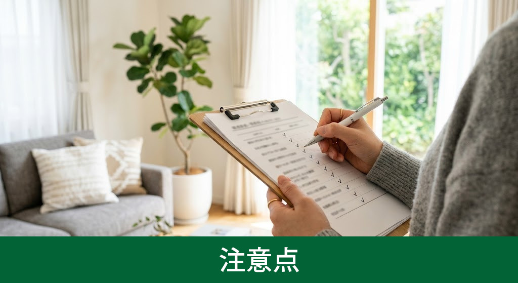 住みながら売却を成功させるための注意点