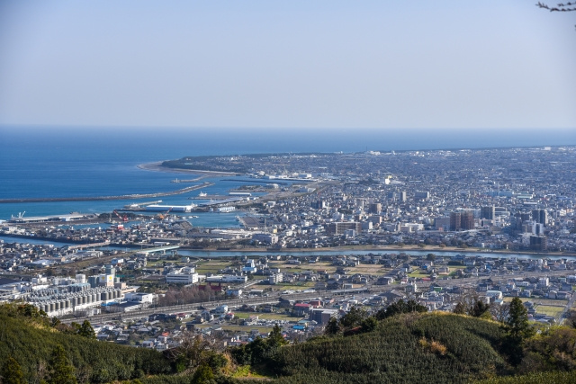 焼津市の街並み