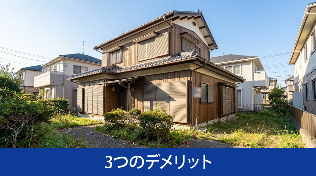 空き家が抱える3つのデメリット
