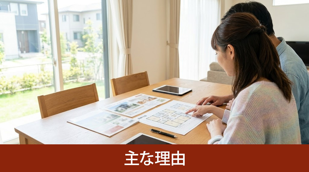 建売住宅が売れ残る主な理由