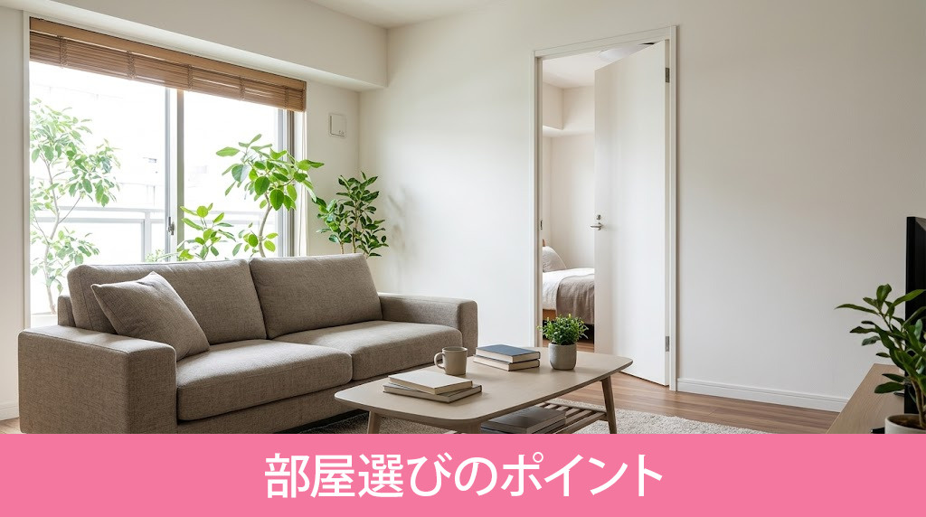 ライフスタイル別に見る部屋選びのポイント