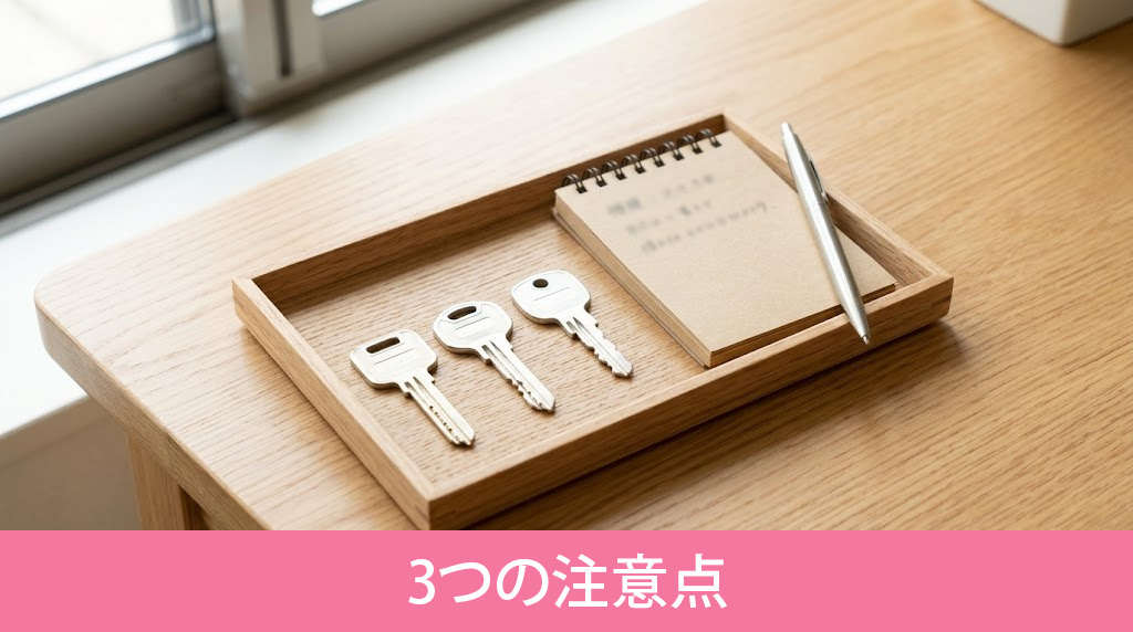 賃貸物件で合鍵を作る前におさえておきたい3つの注意点