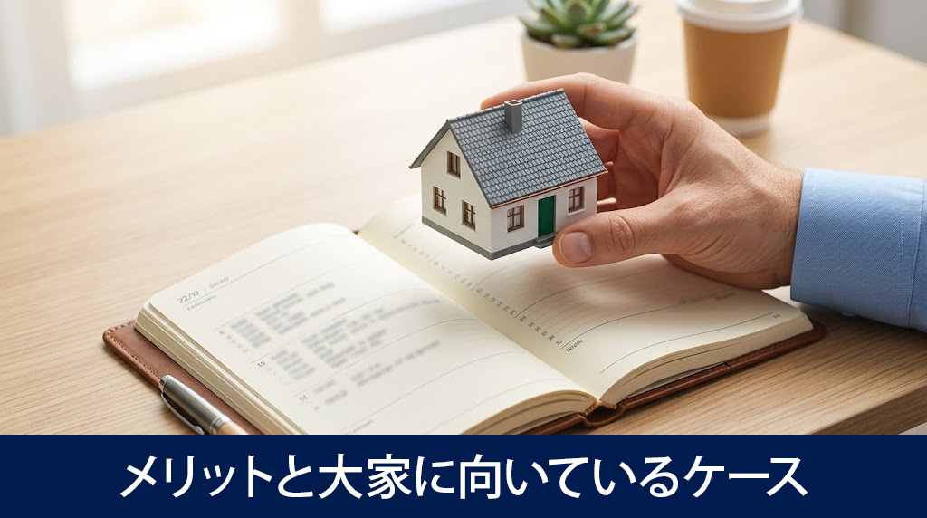 定期借家契約を選ぶメリットと大家に向いているケース