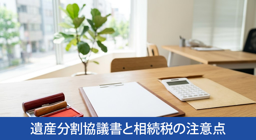 代償分割の遺産分割協議書と相続税の注意点