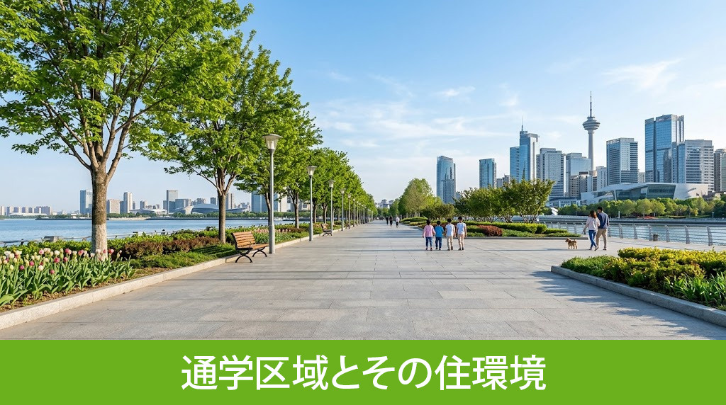 「世田谷区立京西小学校」の通学区域とその住環境