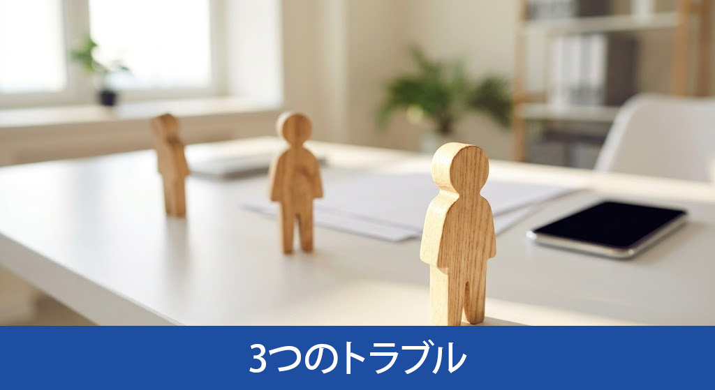 不動産の共有で起こりやすい3つのトラブル