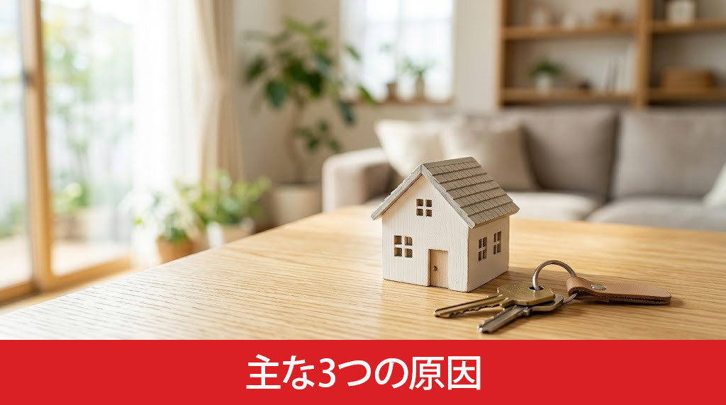 空き家が増え続ける主な3つの原因