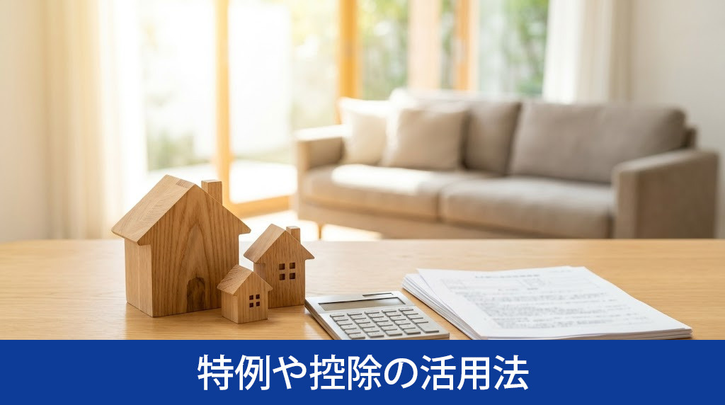 税負担を軽くする特例や控除の活用法