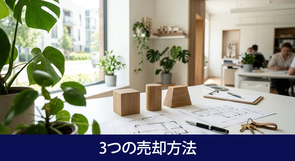 空き家の状態に合わせた3つの売却方法