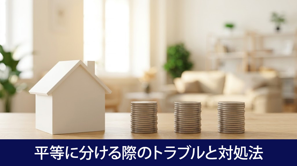 不動産を平等に分ける際のトラブルと対処法