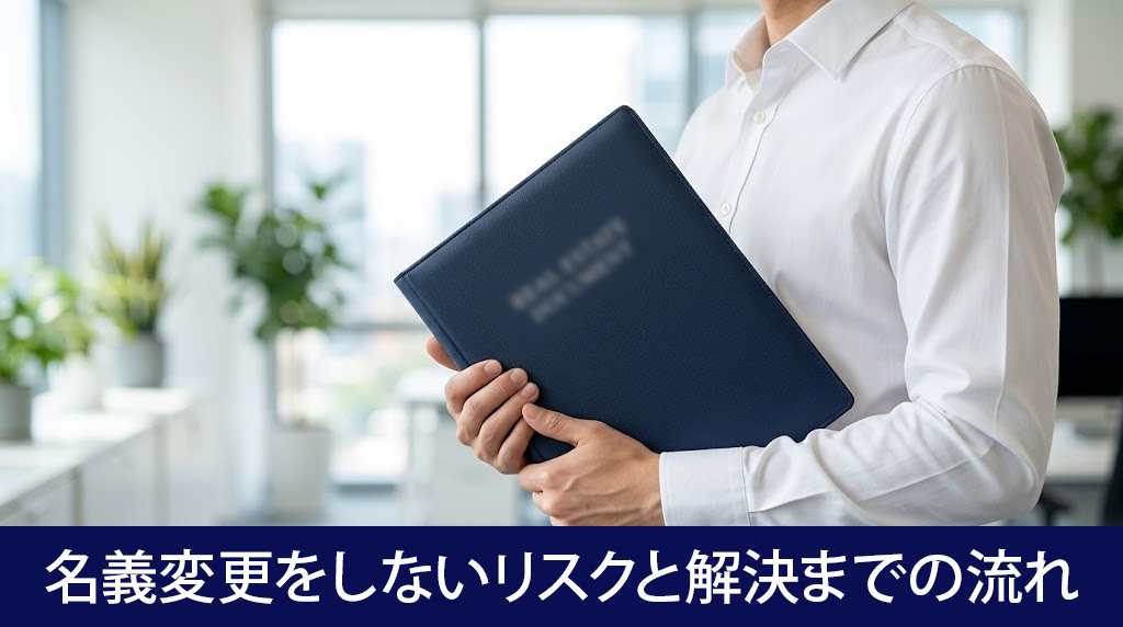 名義変更をしないリスクと解決までの流れ
