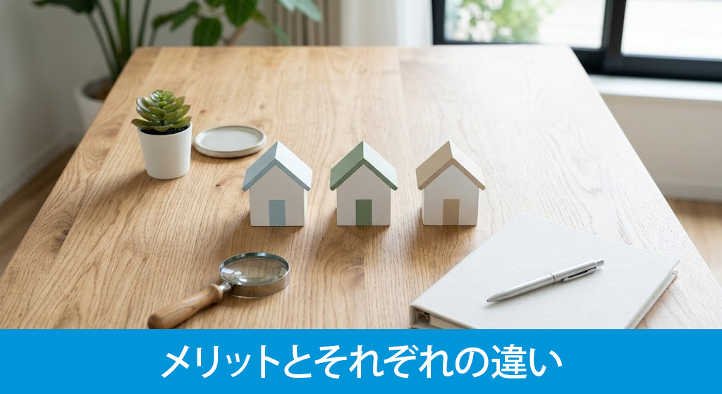 3種類の媒介契約のメリットとそれぞれの違い