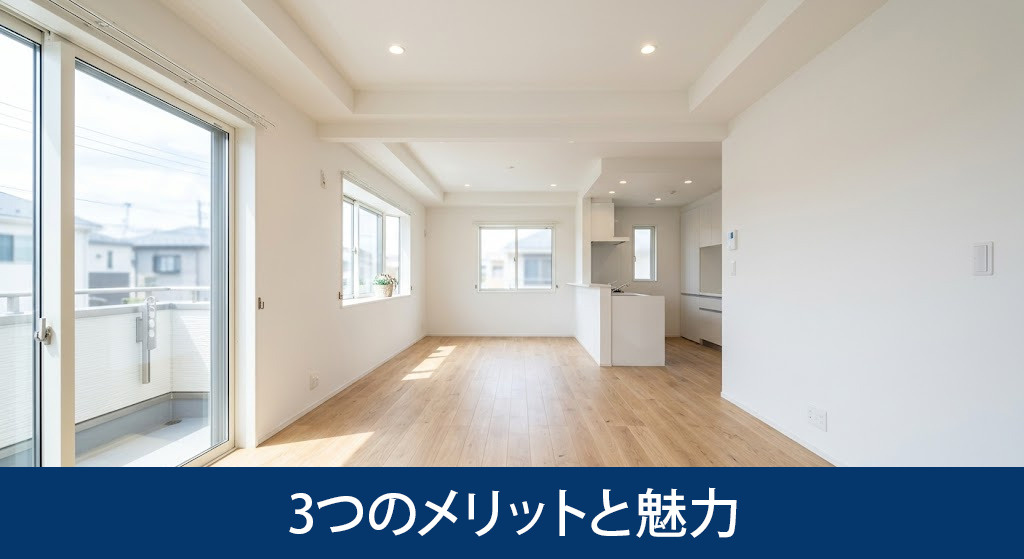 建売住宅を購入する3つのメリットと魅力