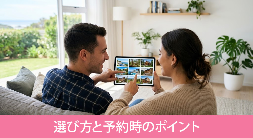 失敗しない賃貸別荘の選び方と予約時のポイント