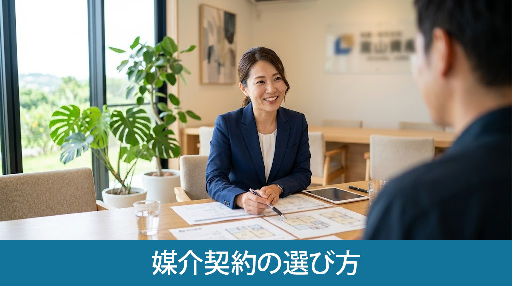 離婚時の不動産売却を成功させる媒介契約の選び方