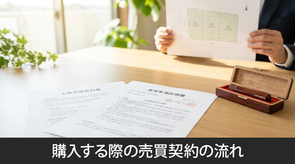 土地を購入する際の売買契約の流れ