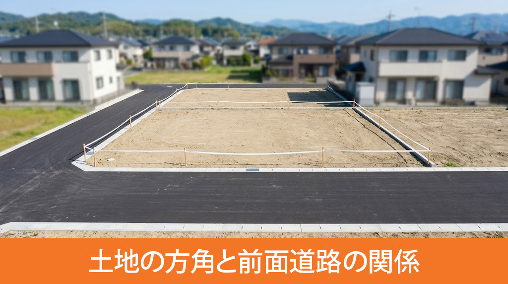 土地の方角と前面道路の関係
