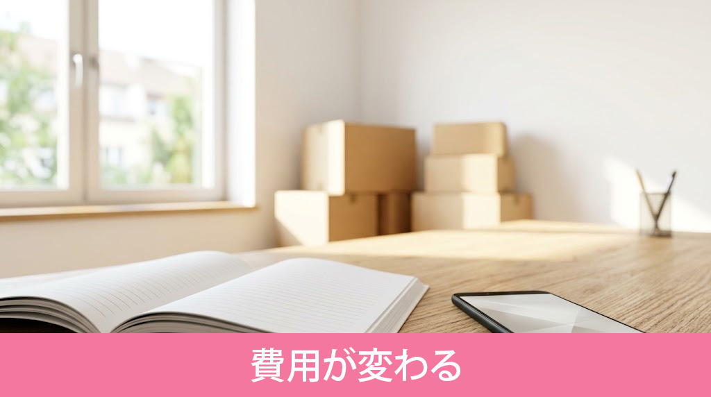 引っ越し時期によっても費用が変わる