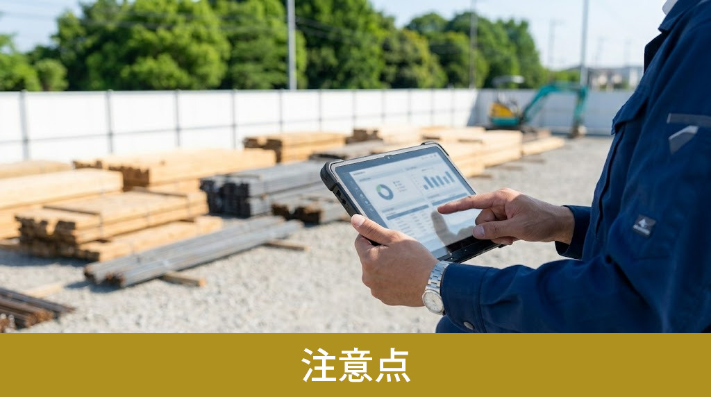 資材置き場で土地活用する際の注意点