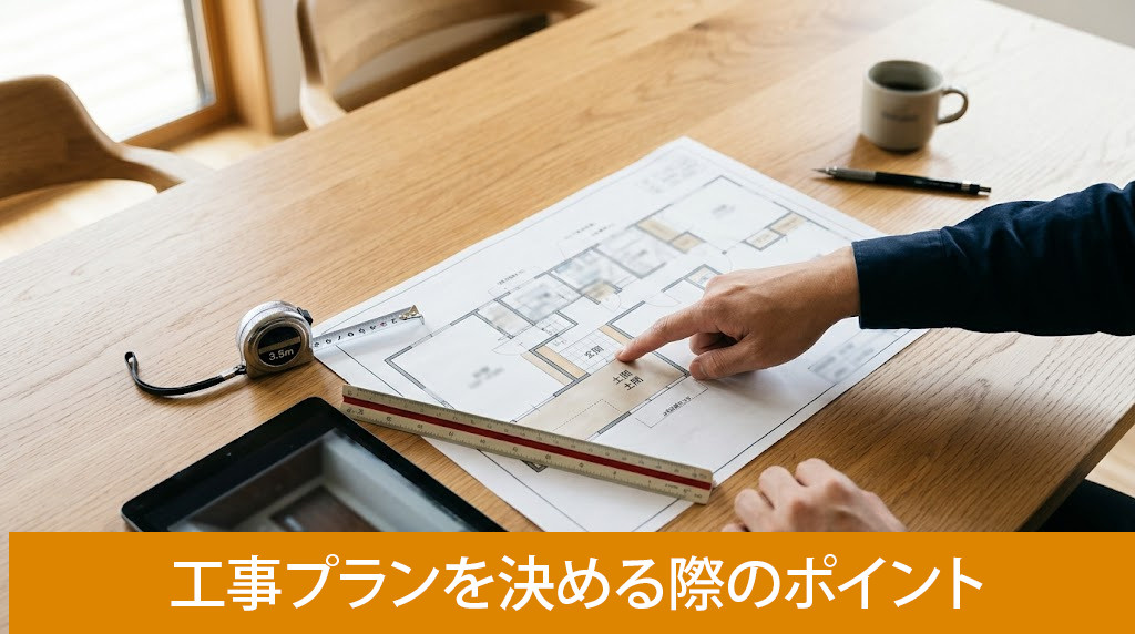 玄関リフォームで工事プランを決める際のポイント