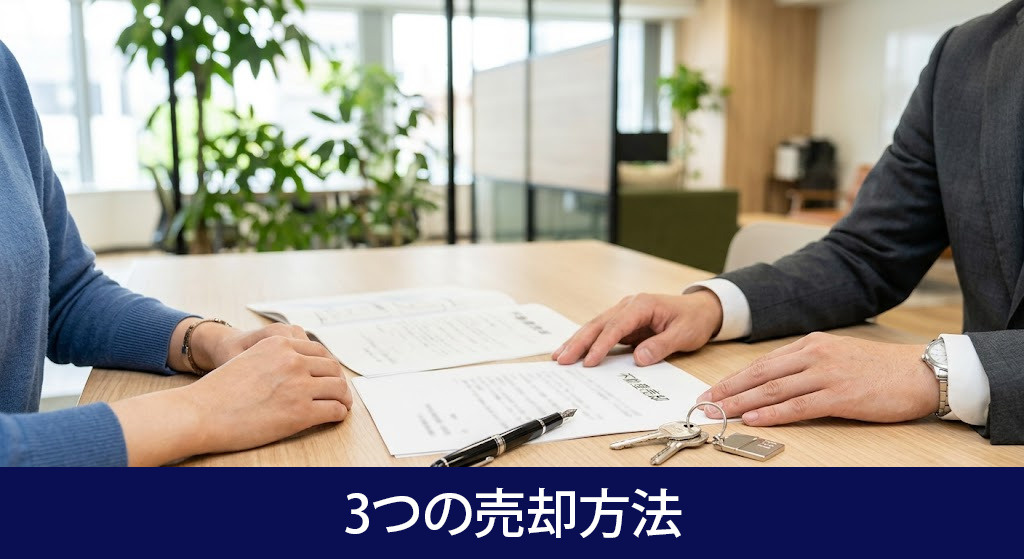 空き家を手放すための3つの売却方法