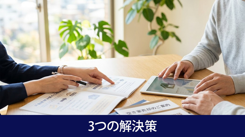 空き家を放置しないための3つの解決策