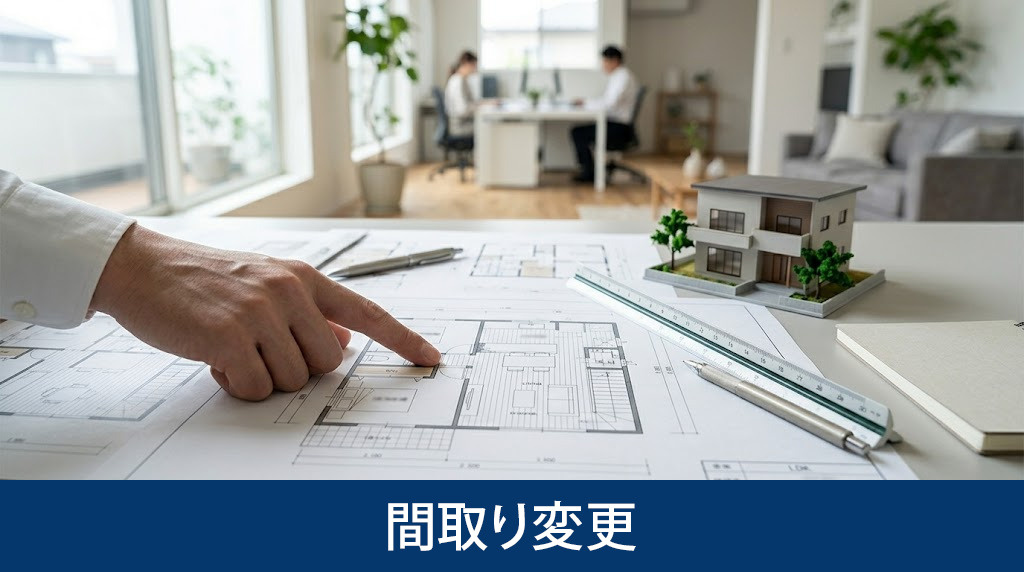 建売住宅の間取り変更