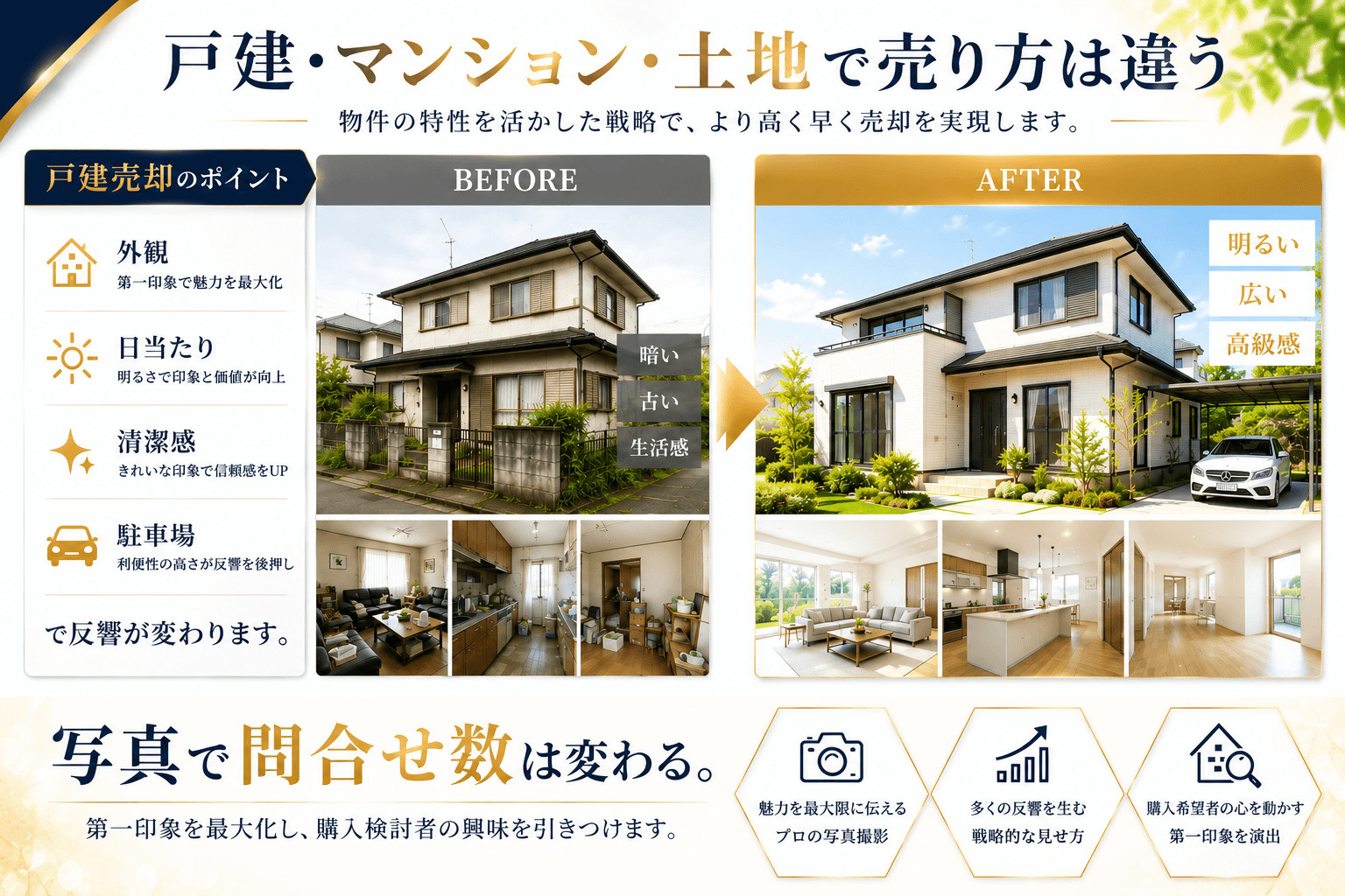 戸建売却ビフォーアフター