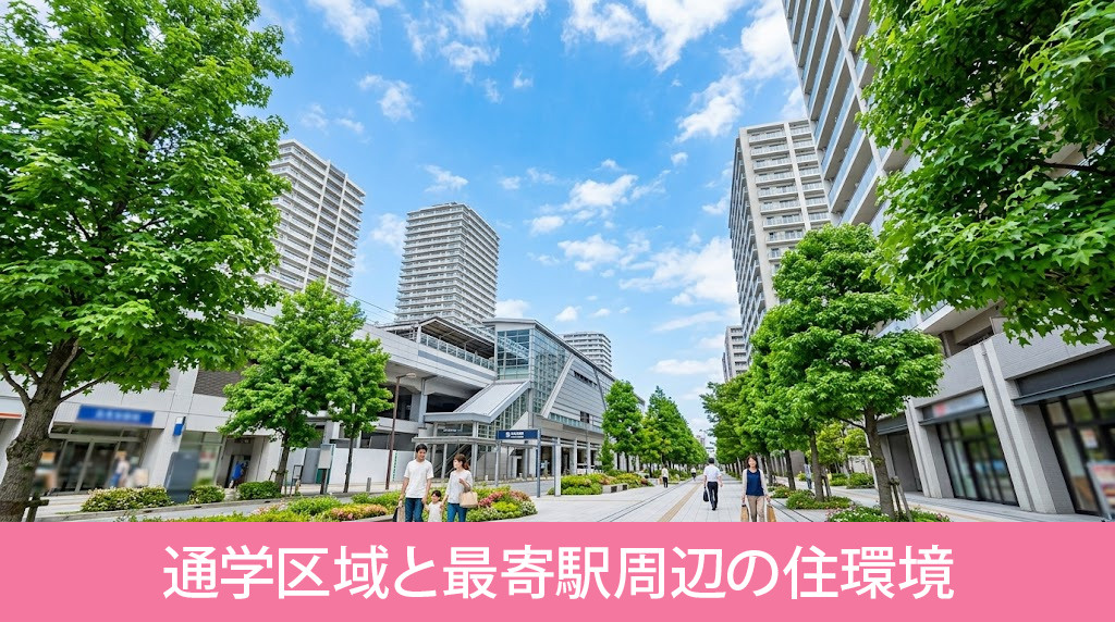 「尼崎市立小田北中学校」の通学区域と最寄り駅周辺の住環境