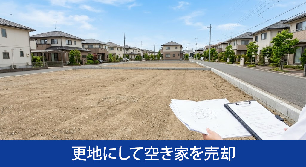更地にして空き家を売却するメリットと対策