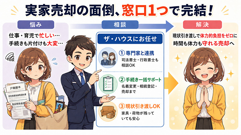 ザ・ハウスなら、このすべての窓口が「1つ」で完結!