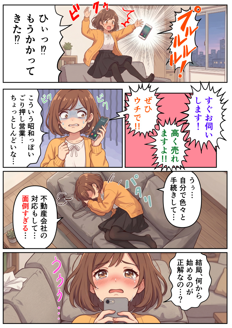 「実家の相続は何から始めるべき?」スマホひとつでお悩み解決。|マンガ②