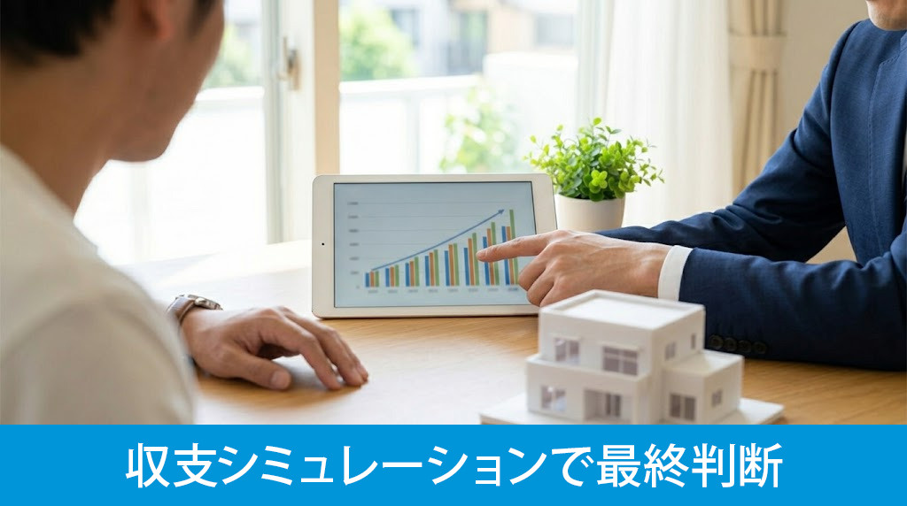 売却と賃貸の収支シミュレーションで最終判断する
