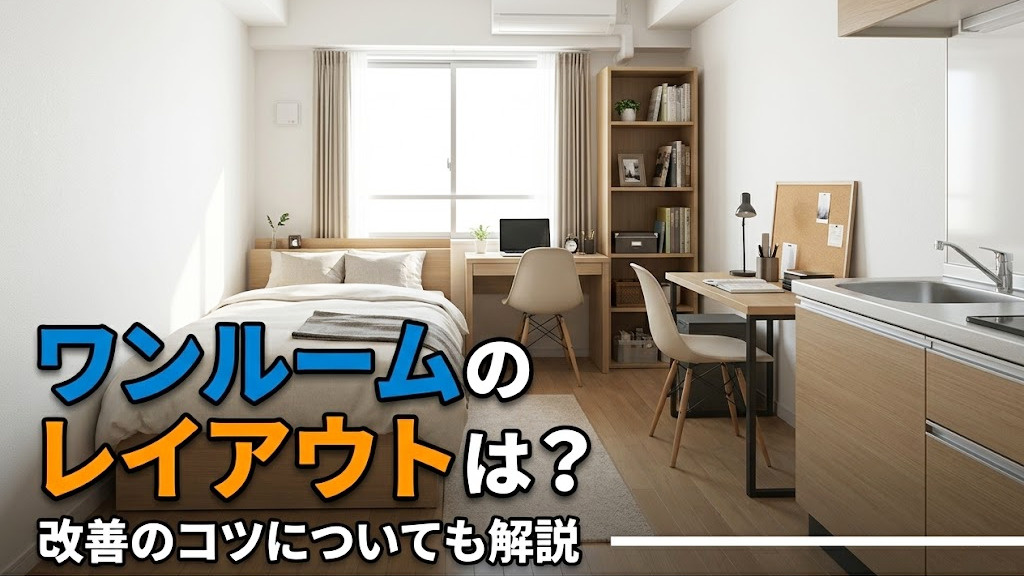 【5月4週目 編集中】ワンルームのレイアウトは?改善のコツについても解説
