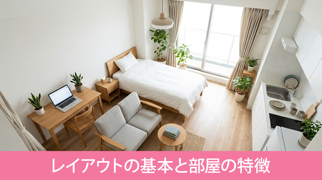 ワンルームレイアウトの基本と部屋の特徴