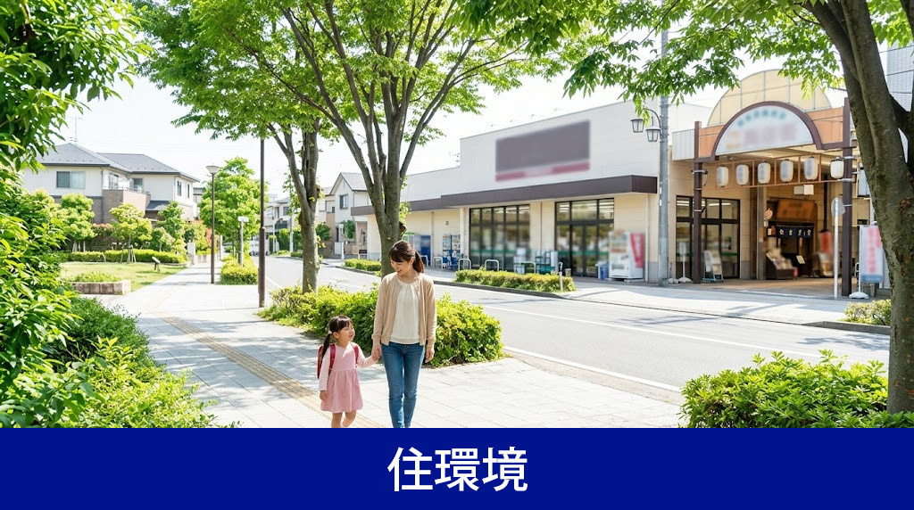 杭瀬駅周辺の住環境