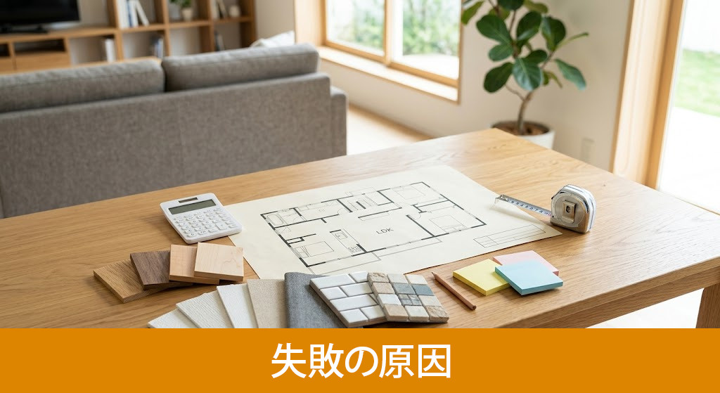 リフォームでよくある失敗の原因
