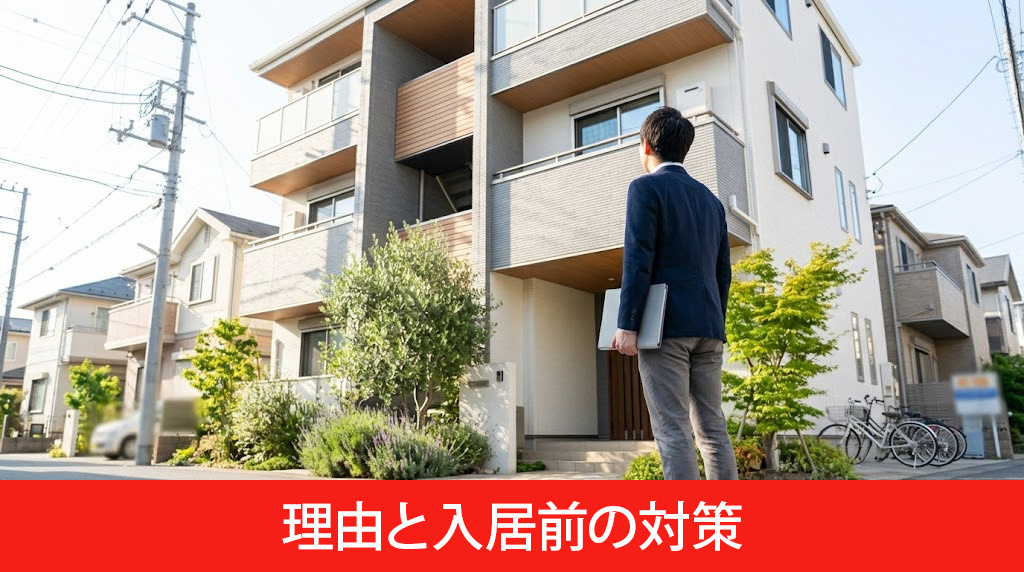 すぐに退去したくなる理由と入居前の対策