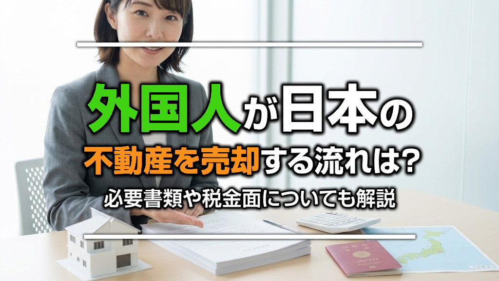 外国人が日本の不動産を売却する流れは?必要書類や税金面についても解説