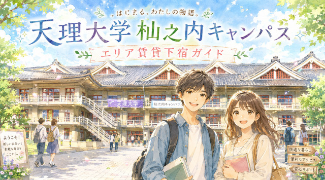 天理大学(杣之内キャンパス)の賃貸・部屋探し|安心と利便性の最強ガイド