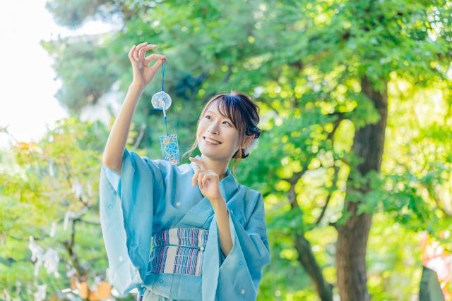暑い日を乗り切るアイテムに風鈴を