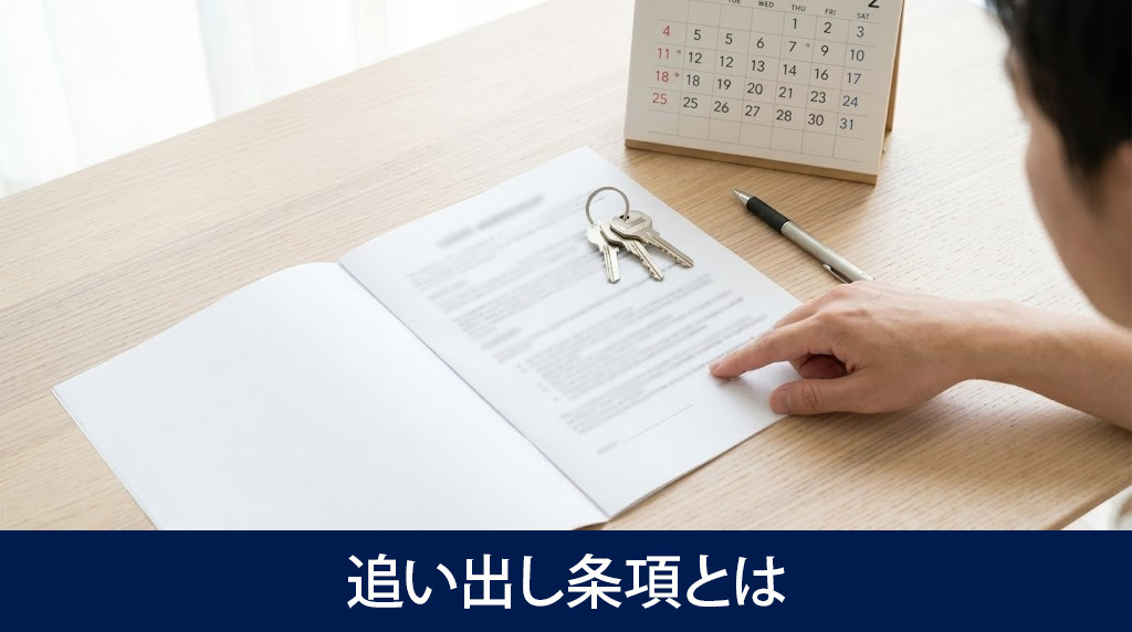 追い出し条項とは