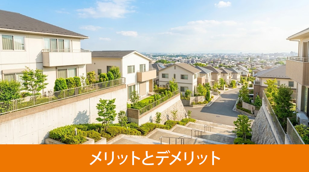 高低差のある土地を買うメリットとデメリット