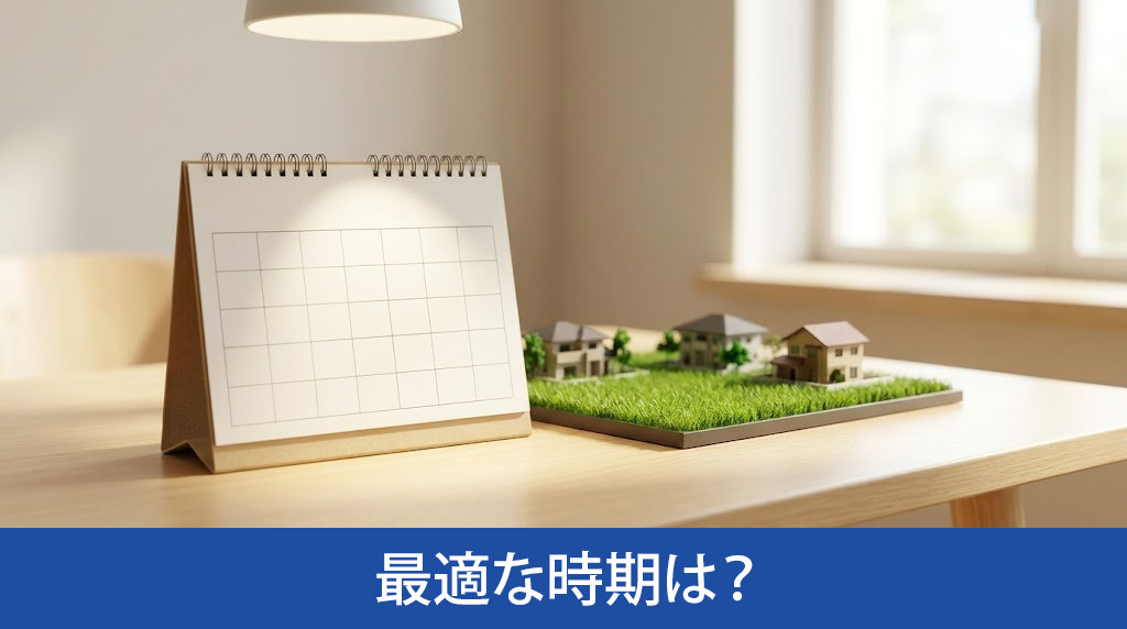 土地の売却に最適な時期は?