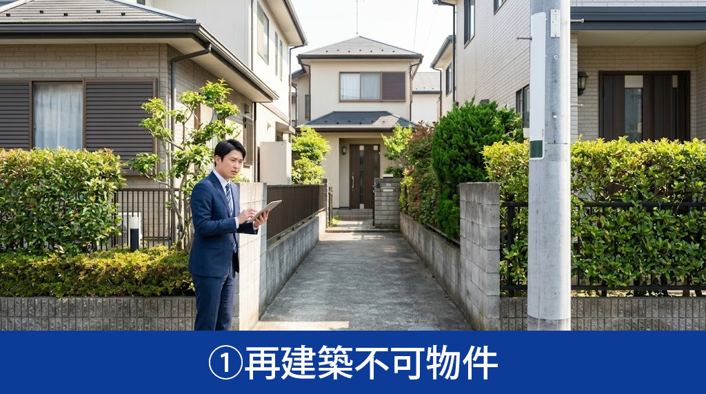 売れにくい不動産①再建築不可物件