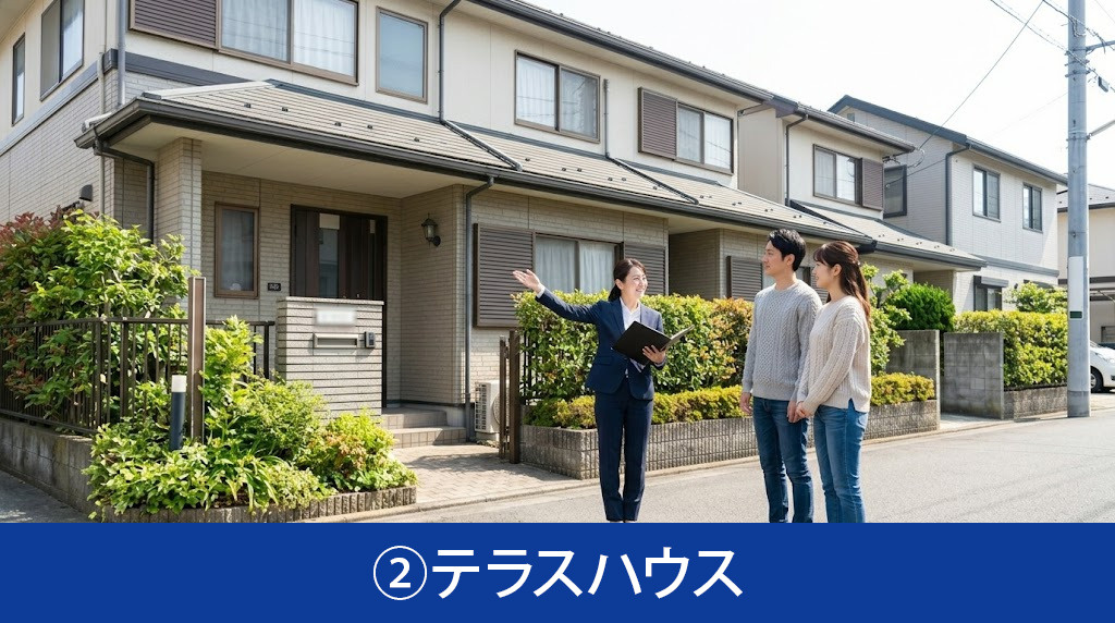 売れにくい不動産②テラスハウス