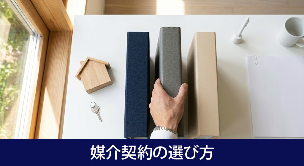 目的に合った媒介契約の選び方