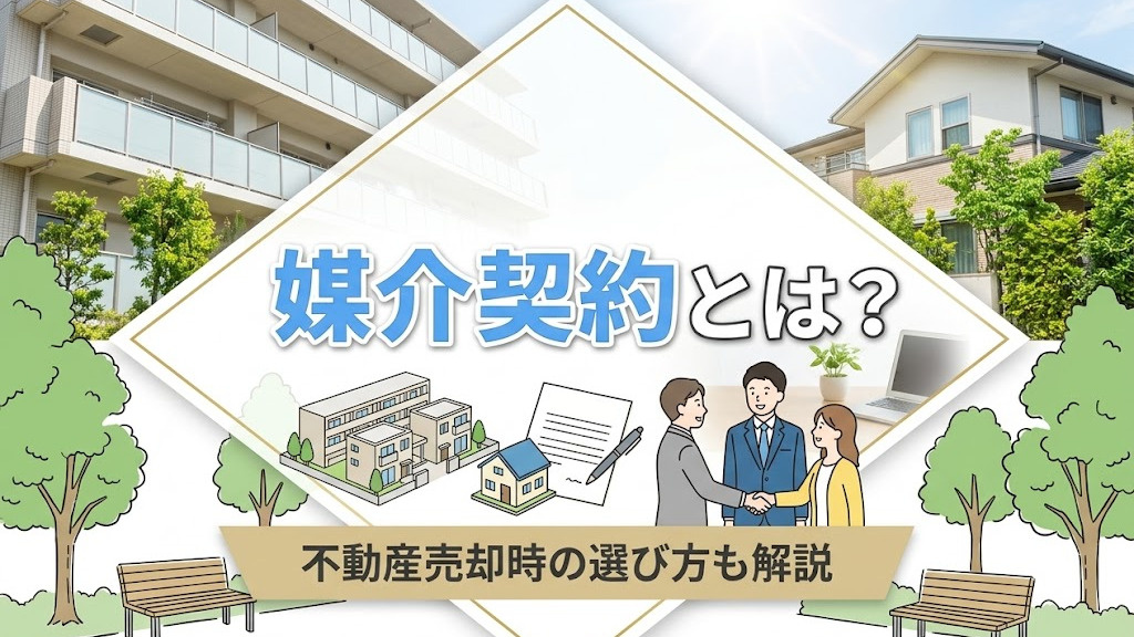 媒介契約とは?不動産売却時の選び方も解説